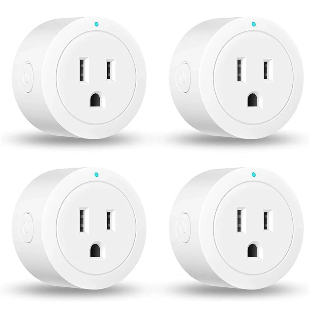 4 Pack Bluetooth Mesh Smart Plugs